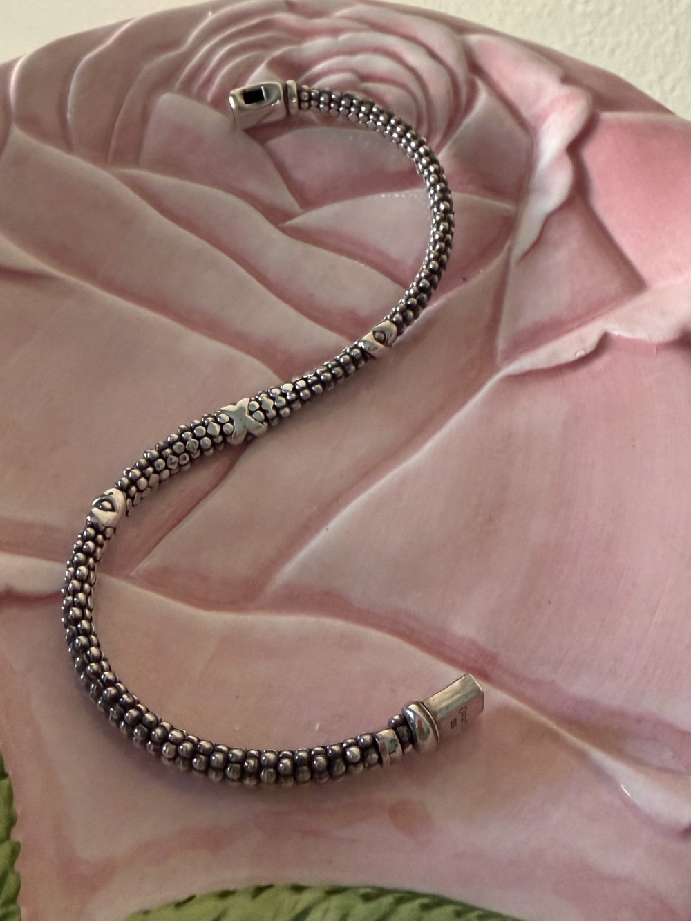 LAGOS Caviar Sterling Silver Beaded Bracelet - Picture 6 of 7